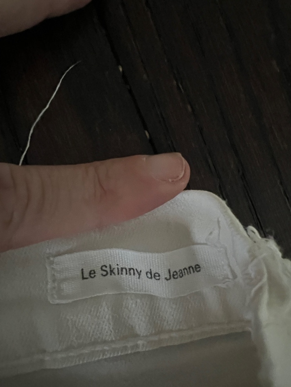 Frame Denim White Ripped Skinny Jeans - Picture 3 of 3